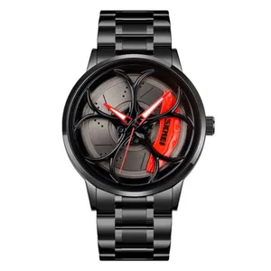 SKMEI 1990 Model-B Rolling Wheels Dial Creative Fashion Men's Watch