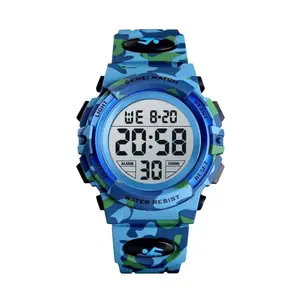 SKMEI 1548 Digital Camouflage PU Leather Luminous Sporty Kid's Watch - Variant 3