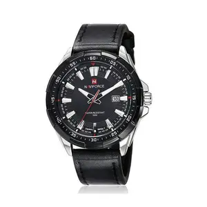 Naviforce NF9056 Comfortable Genuine Leather Strap Quartz Men' Fashion Watch  - Variant 3