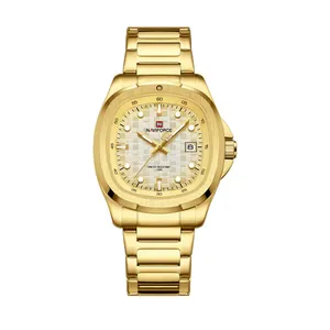 Naviforce 9240 High Quality Stainless Steel Waterproof Men's Watch - Variant 1