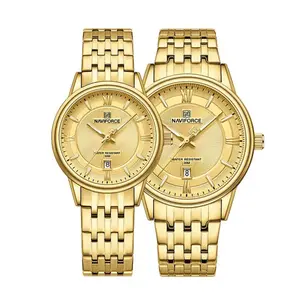 Naviforce NF8040 High Quality Stainless Steel Classic Quartz Fashion Couple's Watch - Variant 3