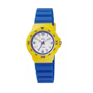 Q&Q VR19J011y Analog Style Silicone Strap Kids Watch