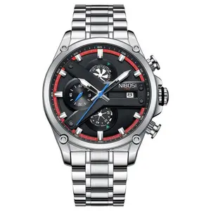 Nibosi 2513 High-Quality Stainless Steel Chronograph Men's Watch - Variant 4