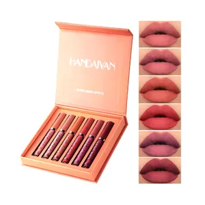HANDAIYAN 6-Piece Matte Long-Lasting  Liquid Lipstick