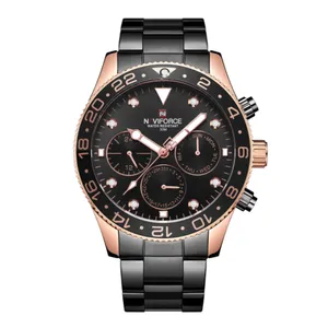 NAVIFORCE 9147 Fashion Full Steel Waterproof Casual Quartz Men's Watch - Variant 2