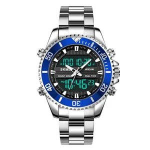 Skmei 1850 Dual Movement Waterproof Multifunction Men's Watch - Variant 3