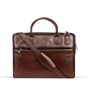 Men's 17.3 Inch Water-resistant Canvas Computer Office Work Bag - Variant 2
