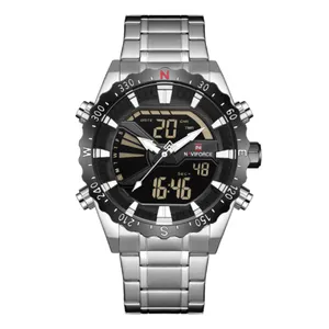 NAVIFORCE NF9136 Stainless Steel Dual Time Men's Watch - Variant 2