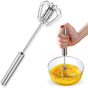 Stainless Steel Push Whisk for Home Hand Blender