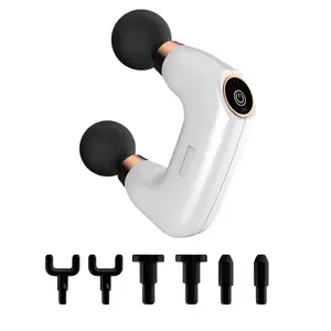 LD02 Double‑Head Mini Fascia Massager Gun 