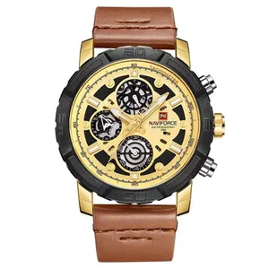 NAVIFORCE NF9139 PU Leather Chronograph Men's Watch - Variant 3