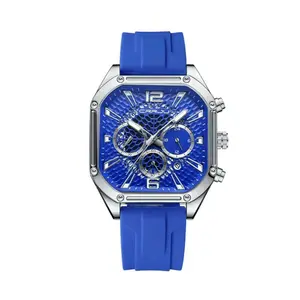 CRRJU 2311 Comfortable Silicone Band Multifunctional Sports Men's Watch