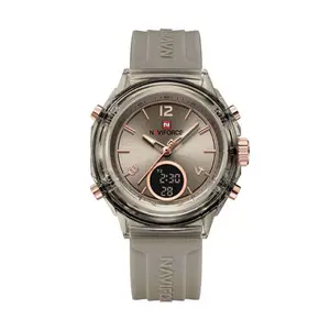 Naviforce NF7109 Fumed Silica Strap Dual Display Transparent LCD Fashion Women's Watch - Variant 3