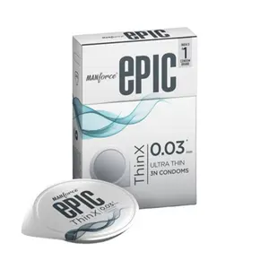 Manforce Epic ThinX 0.03mm Ultra-Thin Condoms - 3Pcs Pack
