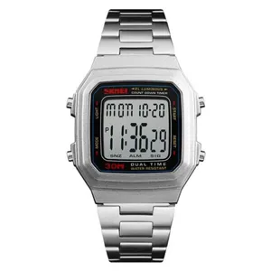 Skmei 1337 Stainless Steel Square Men's Watch - Variant 4