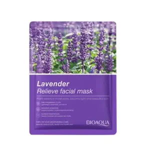 Bioaqua Lavender Relieve Facial Sheet Calms & Soothes Mask - 25g