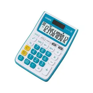 Casio MJ-12VCB Check and Correct Multi-color Desktop Calculator