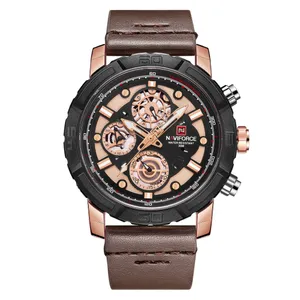 NAVIFORCE NF9139 PU Leather Chronograph Men's Watch - Variant 4