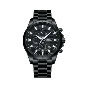 CRRJU 2308 Luxury Redefined Stainless Steel Analog Quartz Men's Watch - Variant 1