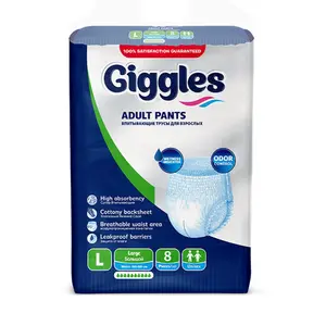 Giggles Upto 12 hours dryness Soft and Cotton-Like Layer Adult Pants - Variant 3