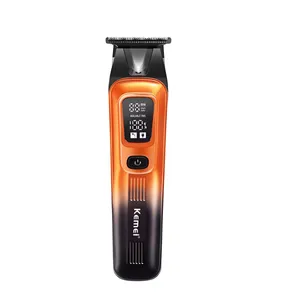 Kemei KM-037 Professional Hair Trimmer with Disply