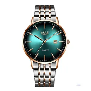 LIGE 10037 Stainless Steel Complete Calendar Luxury Women's Watch - Variant 3