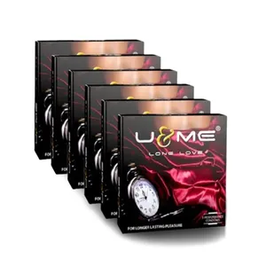 U & ME Long Love Condoms 6’s Combo Pack (3x6=18) – Dotted