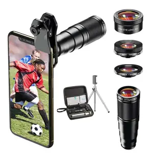 APEXEL 6 in 1 Phone Lens Kit 22X Telephoto Mobile Phone Lens