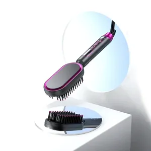 HOCO HP44 Electric Straightening Hair Brush With Digital Display