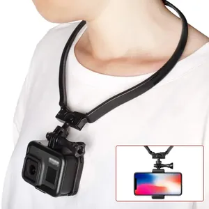 Hands-Free Neck Mount for Smartphones & Action Camera
