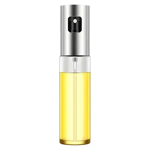 Premium Oil Spray Bottle For Healthy Cooking And Portion Control Glass Dispenser