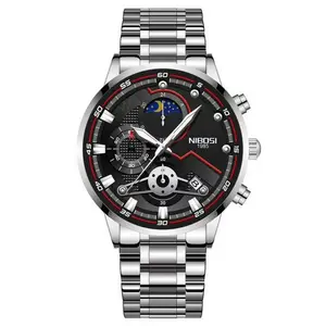 Nibosi 2503 High Quality Stainless Steel Multifunctional Classic Men's Watch - Variant 3