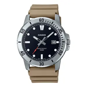 CASIO MTP-VD01-5EVUDF Enticer Stainless Steel Case Luminescent Men's Sports Analog Watch