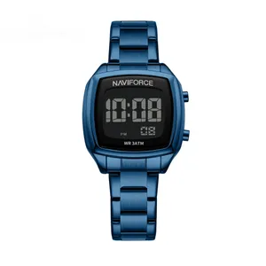 Naviforce 5047 Stainless Steel Calorie Mileage Digital Sporty Men's Watch