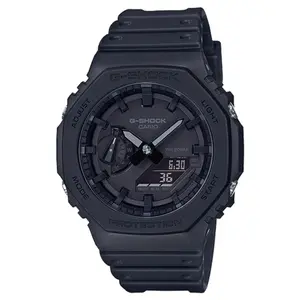 Casio GA-2100-1A DR BK G-Shock Men's Multifunctional Backlit Sports Analog Digital Wristwatch