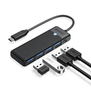 ORICO PAPW4A-U3 PW SERIES 4-PORT USB 3.0 HUB Black