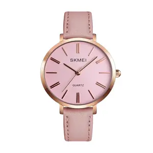 SKMEI 1397 Minimalist Minor Girl Collection Leather Strap Watch - Variant 4