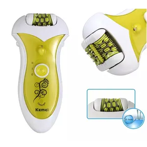Kemei KM-1901 Rechargeable Hair Removal 2 in 1 Lady Epilator