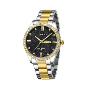 CRRJU 5008 Stainless Steel Quartz Function Classic Fashion Men's Watch