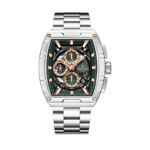 Naviforce 8066 High Quality Stainless Steel Chronograph Analog Men's Watch
