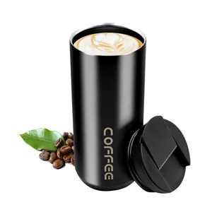 Double 650ml Wall Stainless Steel Insulated Thermal Vacuum Coffee Flask