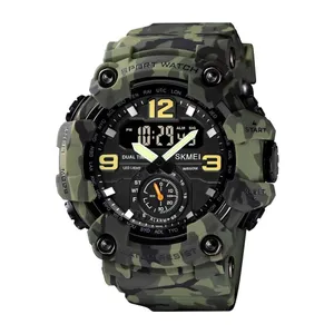 Skmei 1637 Digital Dual Movement 3 Time Waterproof Sports Men's Watch - Variant 4