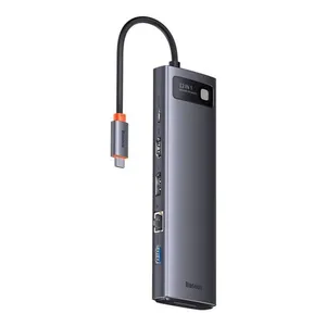 Baseus BS-OH037 Metal Gleam Wielofunkcyjny Typ C USB HUB