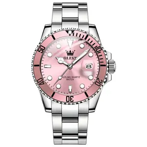 Olevs 5885 Ghost Stainless Steel Waterproof Luminous Quartz Men's Watch