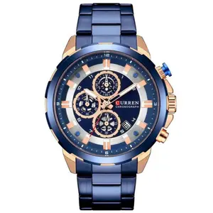Curren 8323 Luxury Quartz Stainless Steel Chronograph Men's Watch - Variant 3