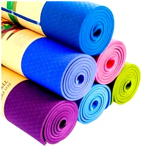 Yoga Mat 8mm 3/6 Feet Multicolor Lightweight Any Design