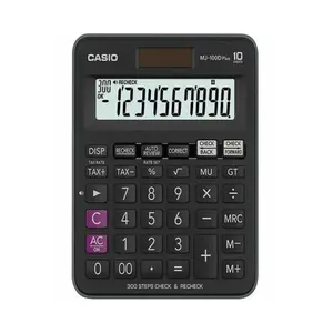 Casio MJ-100D Plus-W-DP-W Check & Recheck Mini Desk Type Calculator