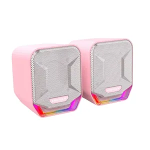 Fantech Sonar GS202 Sakura Edition USB & 3.5mm RGB Gaming Speaker 