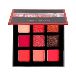 Beauty Glazed 9 Colors Eyeshadow Palette Cosmetics Makeup Waterproof