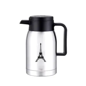 Vacuum OCP750A Coffee & Tea Pot Flask S/S Body Silver Color 